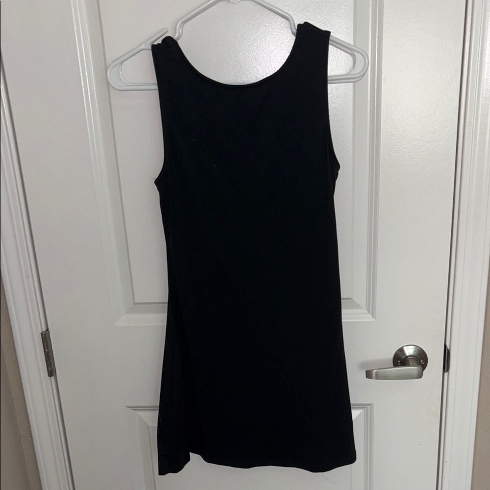 Source Unknown Black Backless Dress